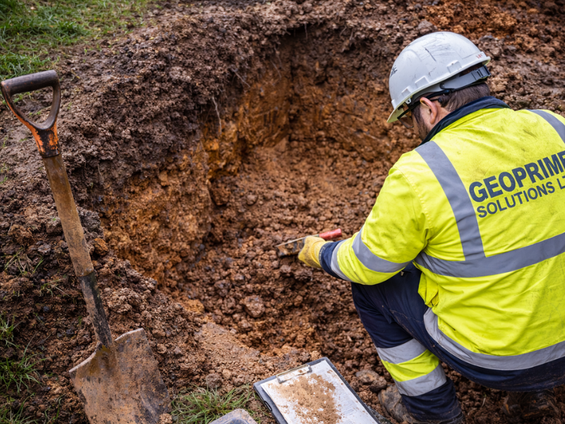 Trial and hand pitting — GeoPrime Solutions